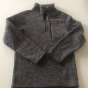 Boys Patagonia 1/4 zip sweater